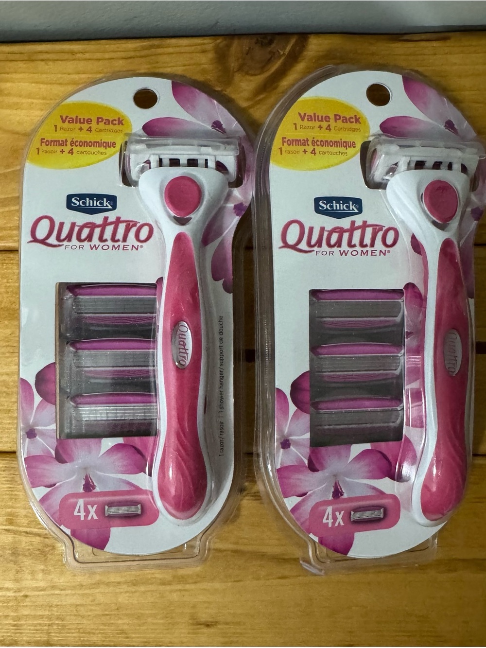 Schick Quattro for Women Value Pack Razors 2ct